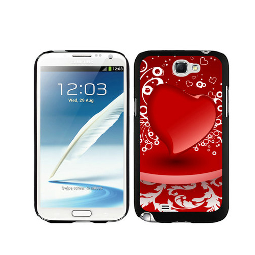 Valentine Love Samsung Galaxy Note 2 Cases DSO | Women - Click Image to Close